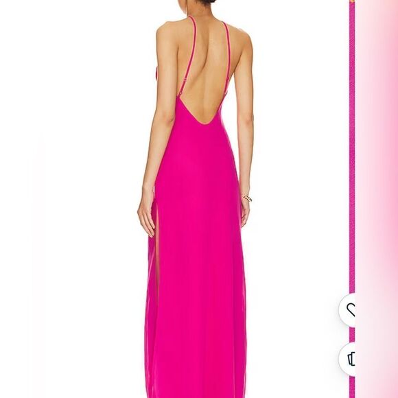 TULAROSA Revolve Camilla Maxi Dress in Pink Yarrow Sz XS NWOT - Picture 3 of 11